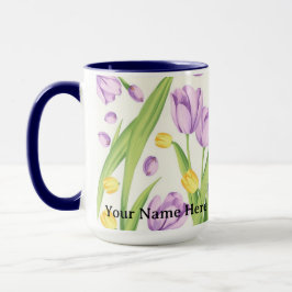 Taza Arte floral geométrico moderno IWD 2026