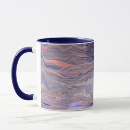 Taza Arte fluido abstracto moderno Acrílico vertido már