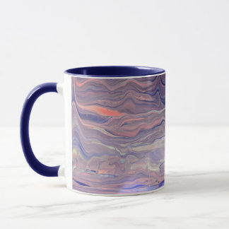 Taza Arte fluido abstracto moderno Acrílico vertido már