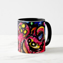 Taza Arte fresco del pulpo