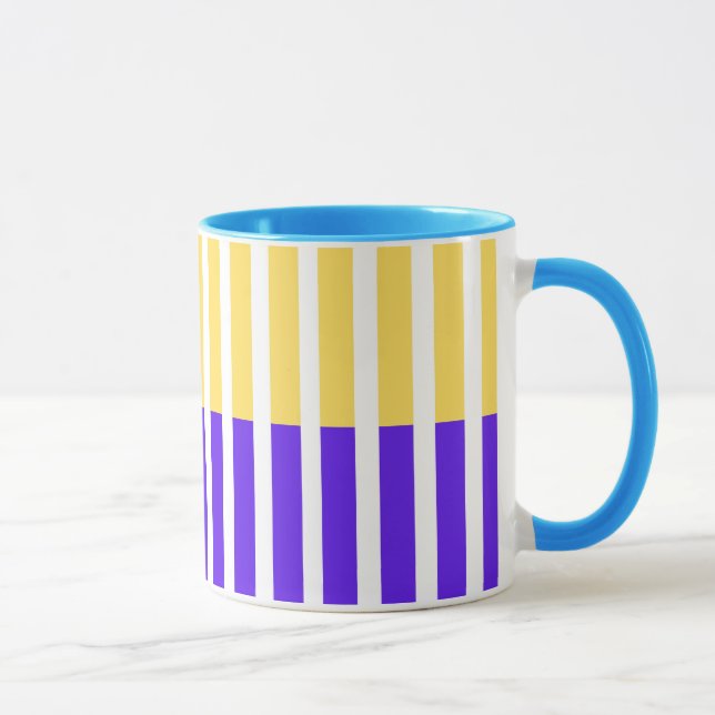 Taza Arte gráfico de formas (Derecha)