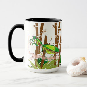 Taza Arte infantil Orando a los mosquitos para la impre