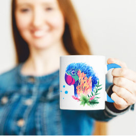 Taza Arte lindo para papagayo cita música