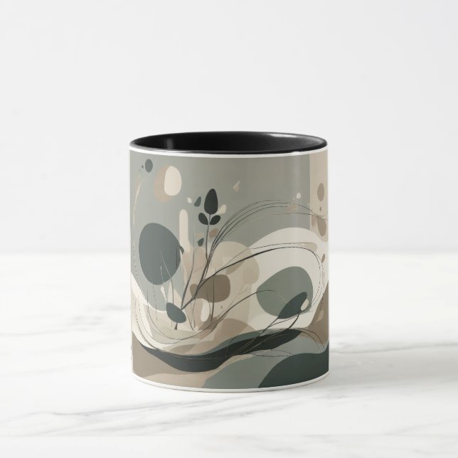 Taza Arte Minimal Equilibrio Natural (Centro)
