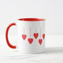Taza Arte Moderno de Corazones