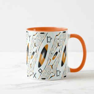 Taza Arte moderno geométrico fractal abstracto