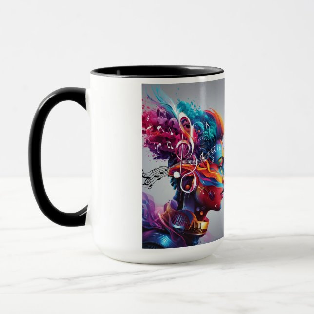 Taza Arte musical de Mug (Izquierda)