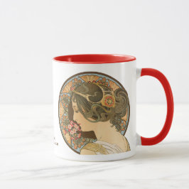 Taza Arte Nouveau de la primavera CC0107 de Alfonso