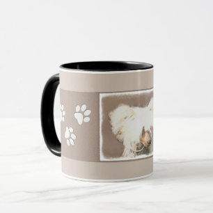 Taza Arte original de perro Crestada China sin pelo