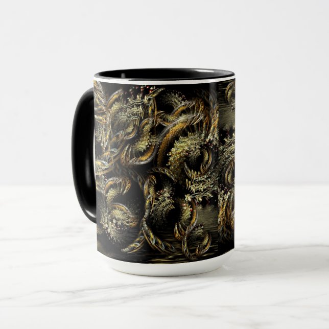 Taza Arte oscuro fractal Scaliata (Anverso izquierdo)