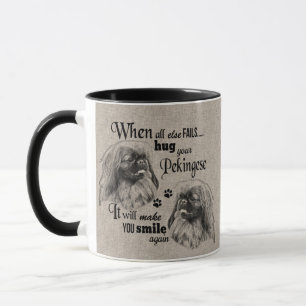 Taza Arte pekingés cuando todo falla