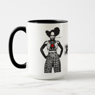 Taza Arte Plena Punk Puertorriqueño
