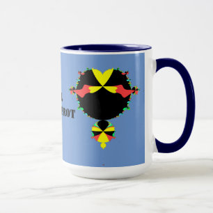 Taza Arte pop conjunto de mandelbrot completo