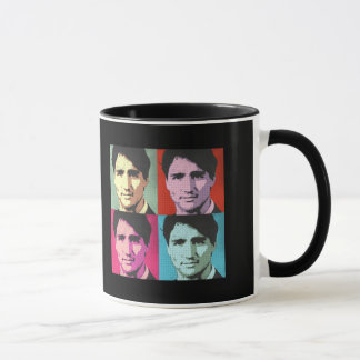 Taza Arte pop Justin Trudeau - del mismo tamaño - .png