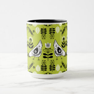 Taza Arte popular de Chicken Hen