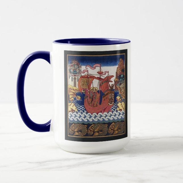 TAZA ARTE RUSO NOVEAU MUG (Izquierda)