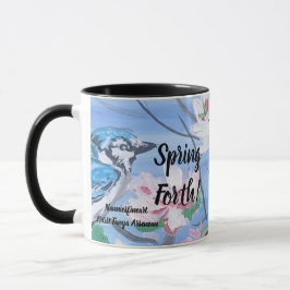 Taza Arte "Spring Forth", flores modernas