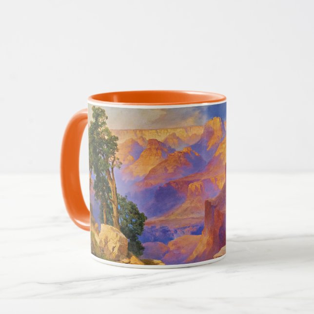 Taza Arte Thomas Moran, Gran Cañón con Arcoiris (Anverso izquierdo)