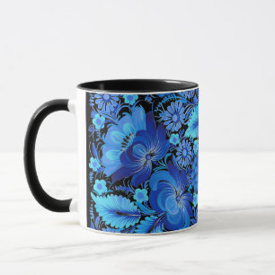 Taza Arte tradicional ucraniano de Petrikivka 