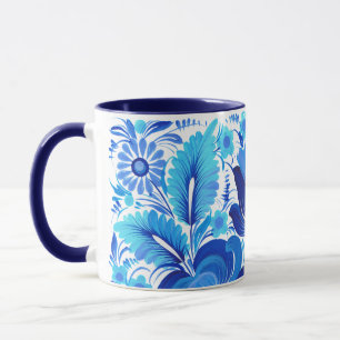 Taza Arte tradicional ucraniano de Petrikivka