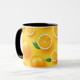 Taza Arte único y moderno de frutas cítricas lindo