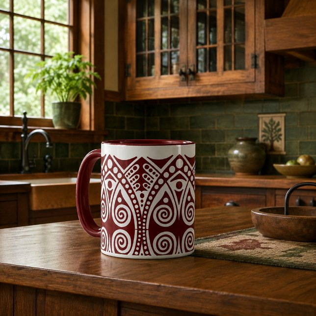Taza Artesano Estilo Art Déco Colores Personalizables (Subido por el creador)