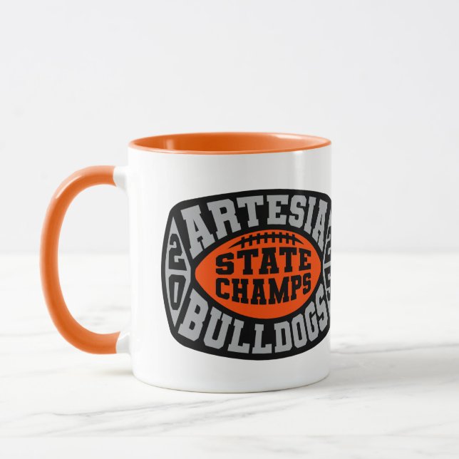Taza Artesia Bulldogs "Campeones Estatales" (Izquierda)