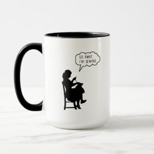 Taza Artículos de coser - Ausente estoy cosiendo - rega