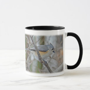 Taza Artículos del Titmouse copetudo (Baeolophus