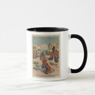 Taza Artilleros marroquíes
