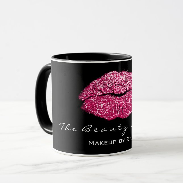 Taza Artista de maquillaje besó los labios Purpurina ne (Anverso izquierdo)