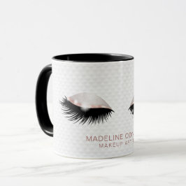 Taza Artista de maquillaje clama los ojos al purpurina 