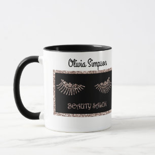 Taza Artista de Maquillaje Ojos Pestañas Brillo Gotea C