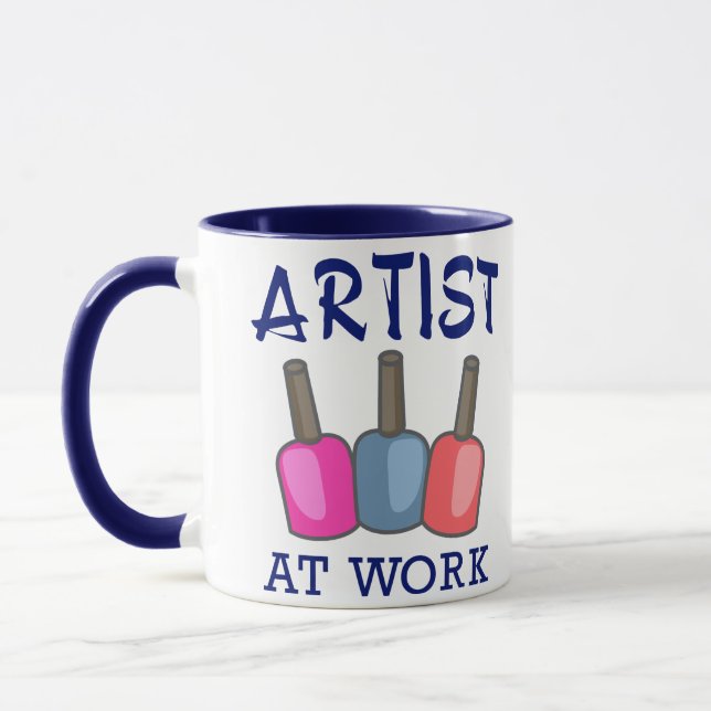 Taza Artista en el trabajo (Izquierda)