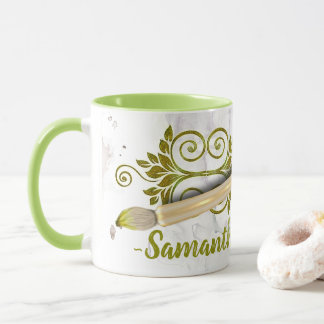 Taza Artistas paleta y pintura de la brocha