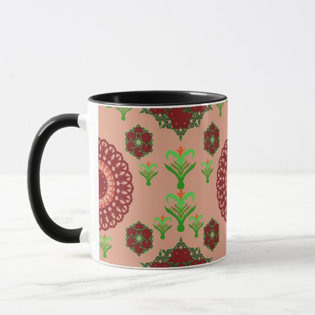 Taza Artistic Pattern Coffee Mug – Stylish Kitchenware  (Izquierda)