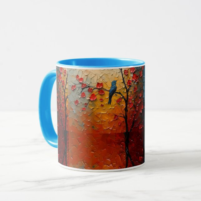 Taza 🍁 🎨 Artístico ☕ de otoño (Anverso izquierdo)