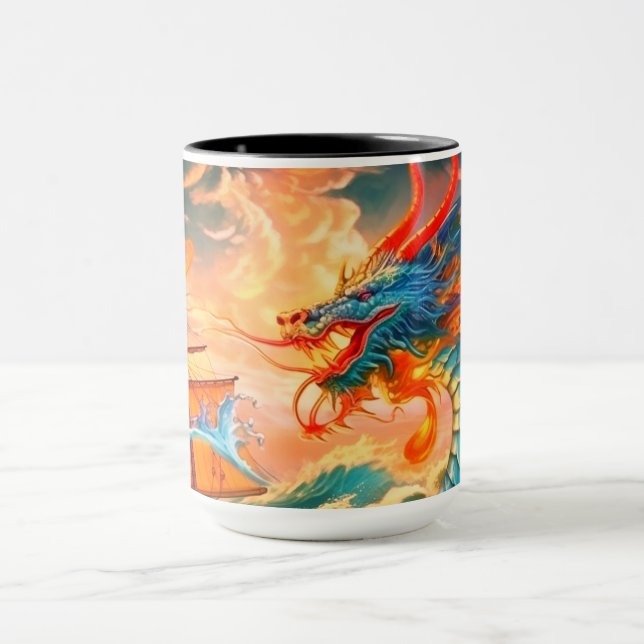 Taza Artsy Dragon (Centro)