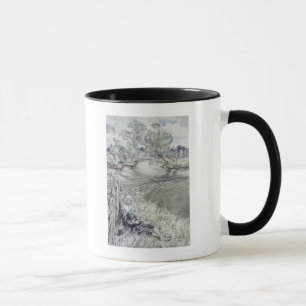 Taza Arturo Rackham  Izaak Walton que descansa contra