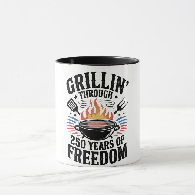 Taza Asando a través del 250 cumpleaños de la Parrilla  (Centro)