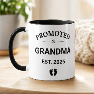 Taza Ascendida a Abuela Est 2026 Nueva Abuela
