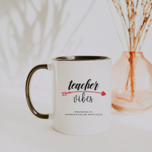 Taza Ascendida a Mamá que Educa en Casa   Frase Diverti