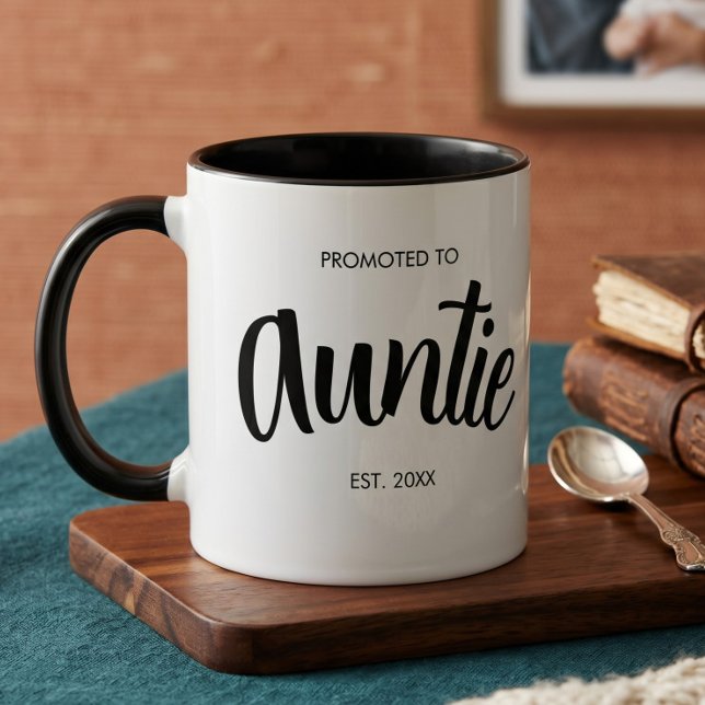 Taza Ascendida a Tía Establecido Año Blanco (Subido por el creador)