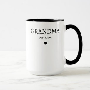 Taza Ascendido a Abuela y Abuelo Este 2025