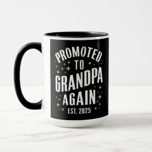 Taza Ascendido a Abuelo de Nuevo 2025 Pronto Abuelo