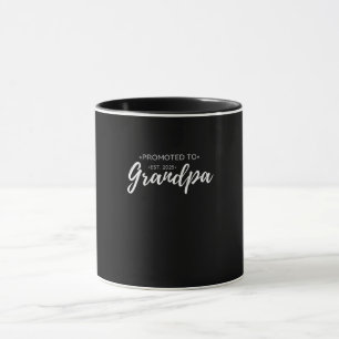 Taza Ascendido a Abuelo Est 2025 Abuelo Por Ser
