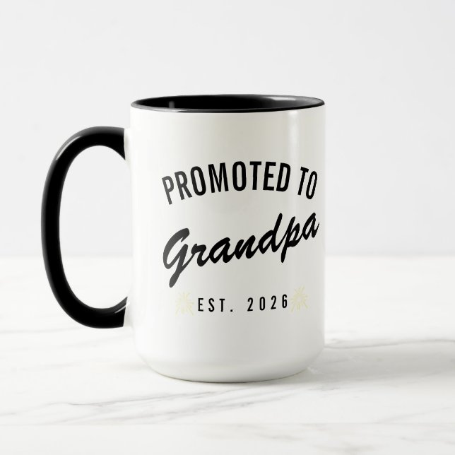 Taza Ascendido a Abuelo Est. 2026 (Izquierda)