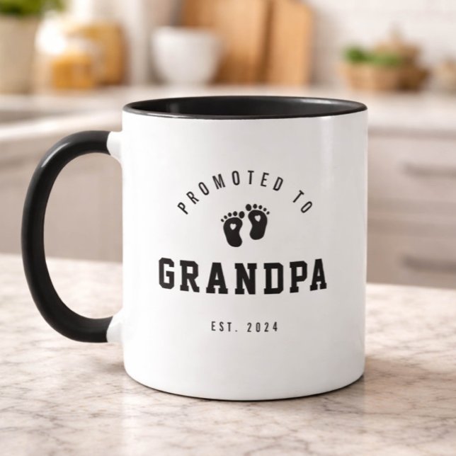 Taza Ascendido a Abuelo Huellas (Subido por el creador)