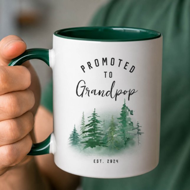 Taza Ascendido a Abuelo Mug | Regalo de Abuelo (Subido por el creador)
