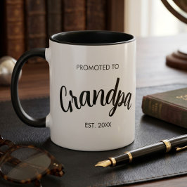 Taza Ascendido a Abuelo Revelación Embarazo Regalo Abue